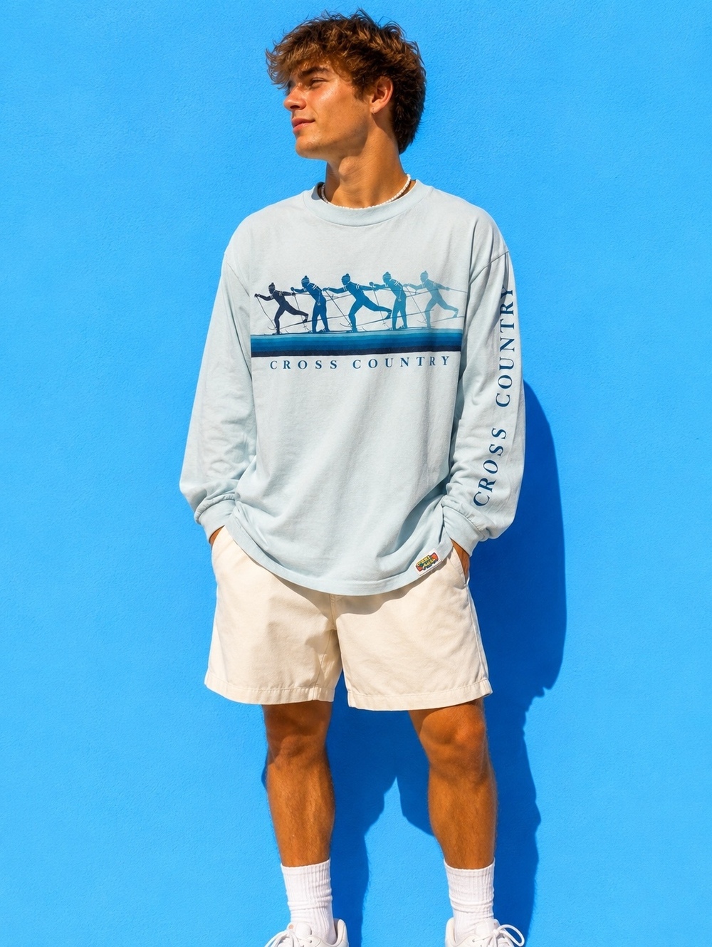 Vintage Crazy Shirts Hawaii Cross Country Long Sleeve Medium